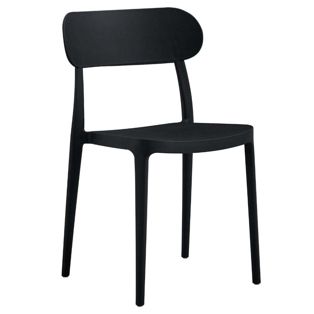 Luna Café Chair — Black