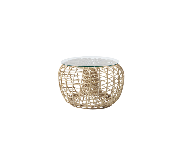 Nest Coffee Table / Footstool Small — Indoor Rattan