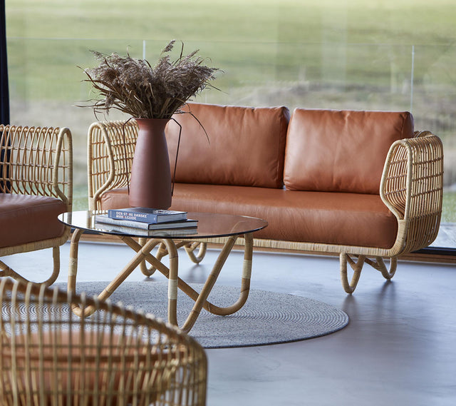 Nest 2-Seater Sofa — Indoor Rattan
