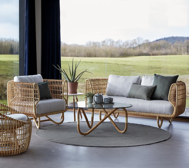 Nest 3-Seater Sofa — Indoor Rattan