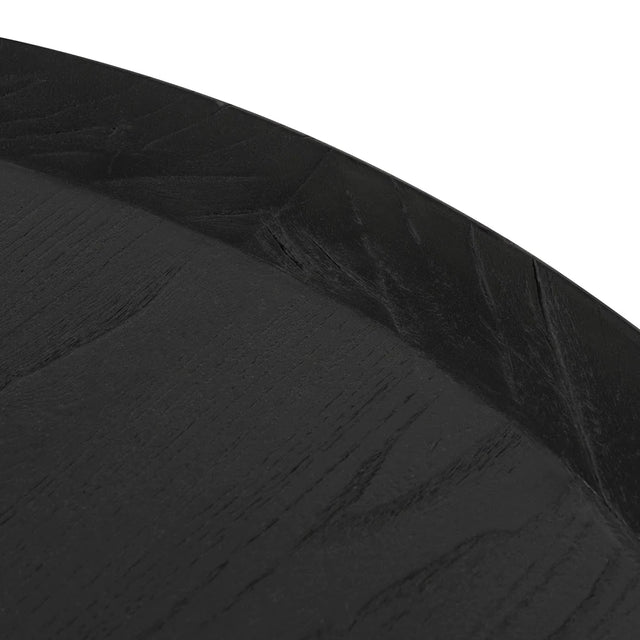 100cm Round Coffee Table - Black