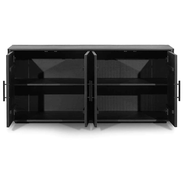 Wooden Buffet Unit - Full Black