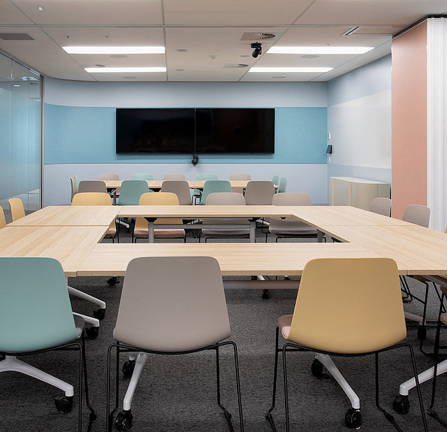 Flip Table in training room
