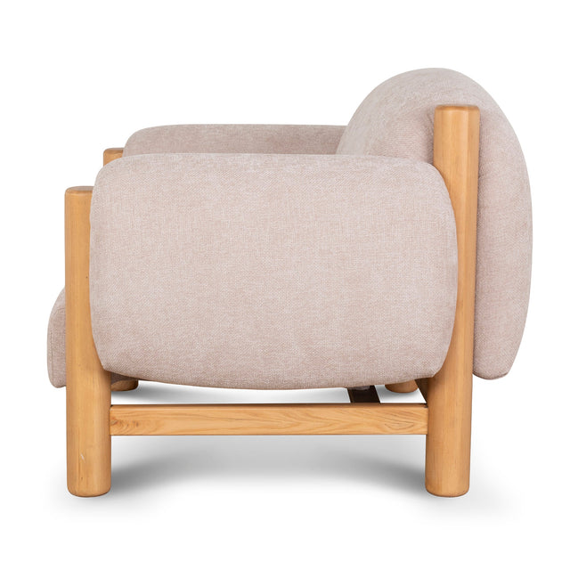 Nicki Armchair — Natural Frame
