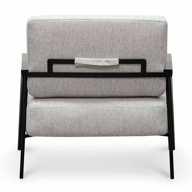 Fabric Lounge Chair - Silver Grey
