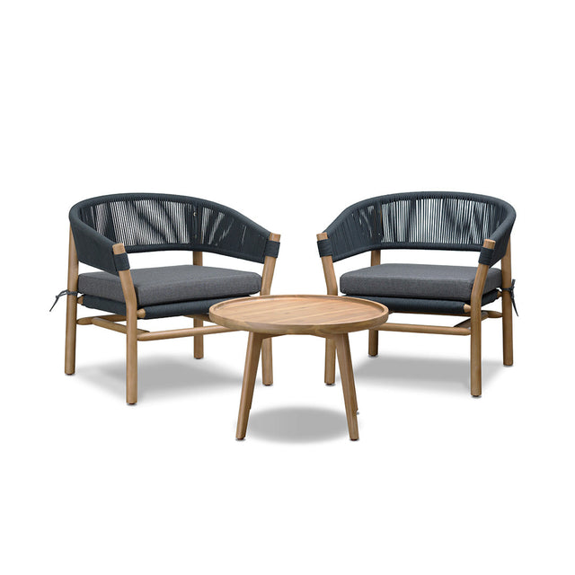3-Piece Outdoor Lounge Set