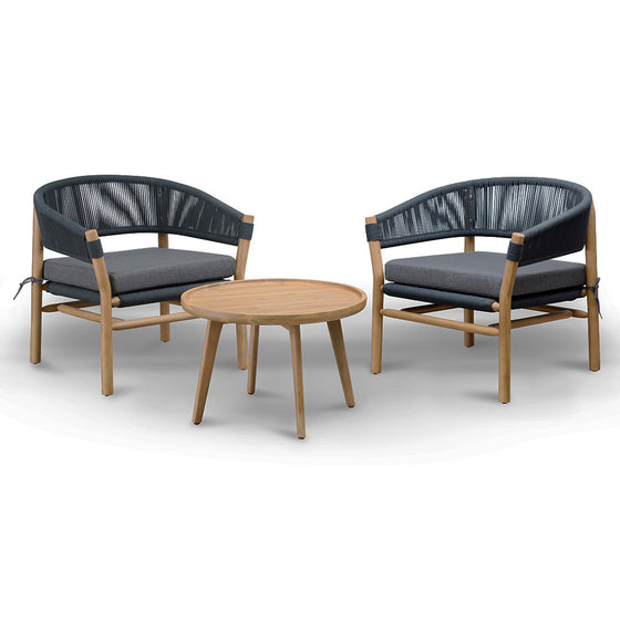3-Piece Outdoor Lounge Set