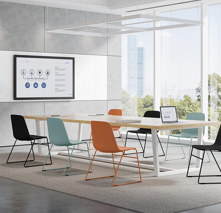Lifestyle: LAYLA Sled office setting