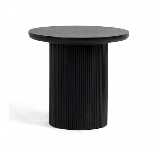 Piza Side Table black 500 dia