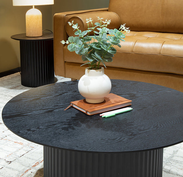 Piza Side Table styled pairing