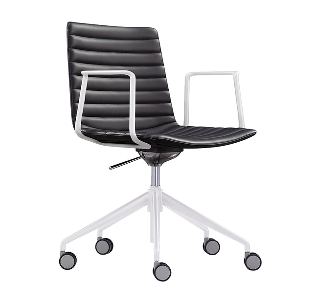 Rand 5 Star Plus - Black PU / White frame