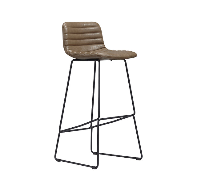 Rand Stool - Mahogany PU / Black frame