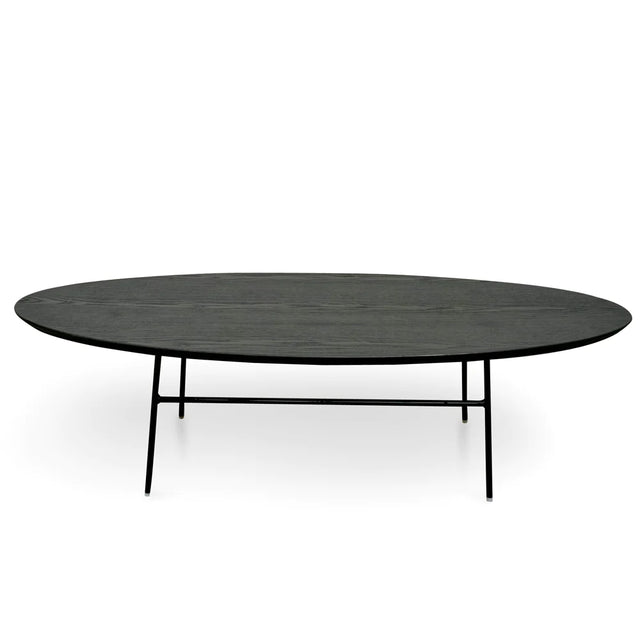 117.5cm Coffee Table - Black Ash Veneer