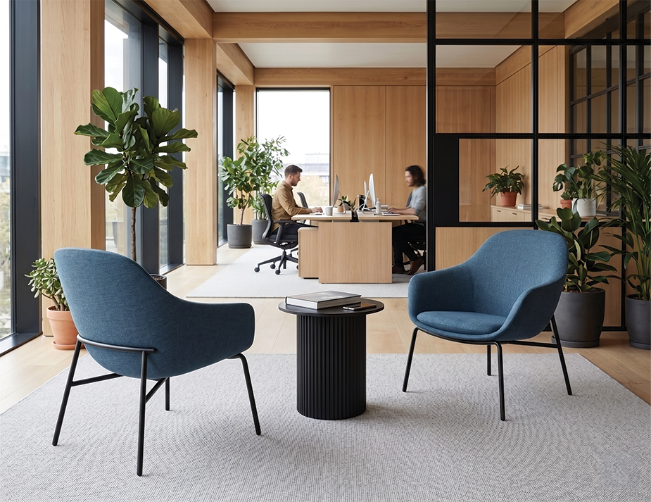 Lifestyle: Core Lounge Chair in Blue