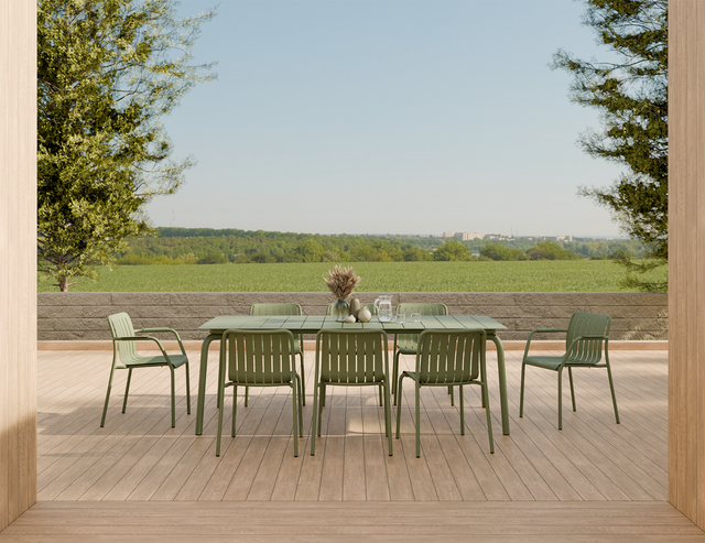 Roku Dining Table - residential setting