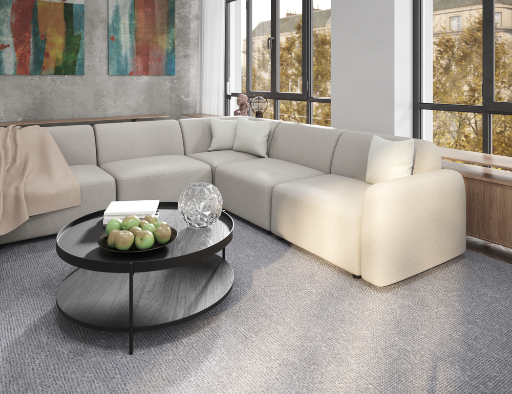 Lifestyle: Atticus modular sofa, Oyster Grey lounge