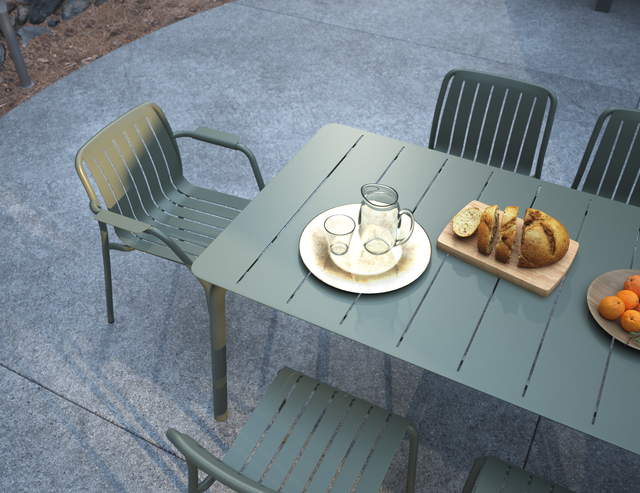 Roku Dining Table - residential setting