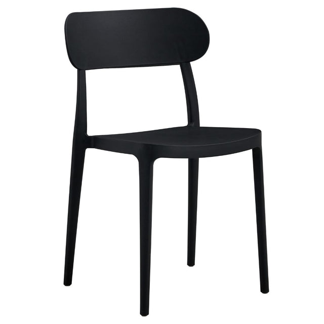 Luna Café Chair — Black