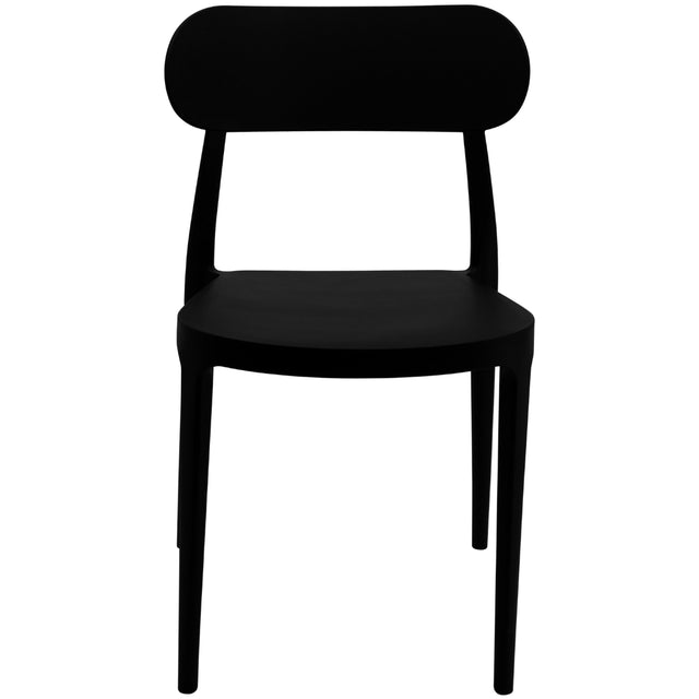 Luna Café Chair — Black
