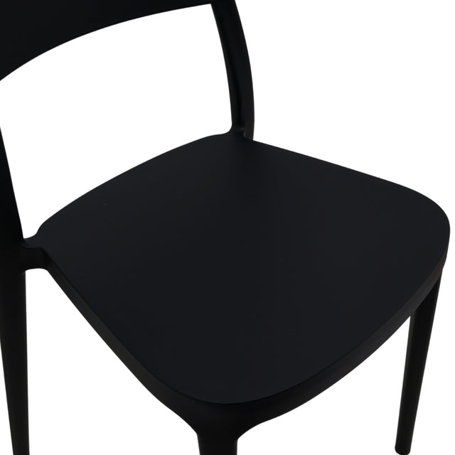 Luna Café Chair — Black