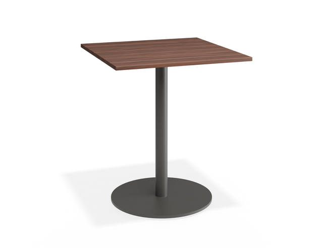 Roku Spotted Gum Cafe Table — 660mm size