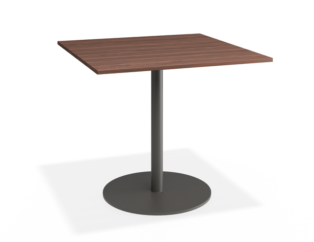 Roku Spotted Gum Cafe Table — 850mm size