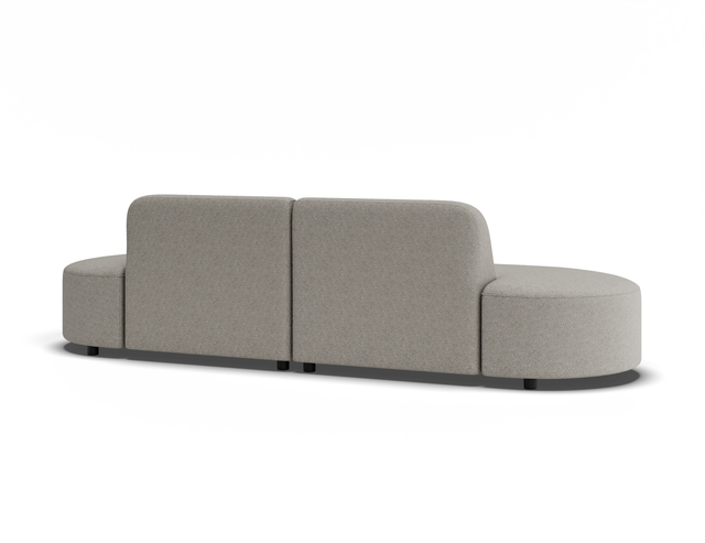 Atticus Modular Sofa – Config L, Curved Open Ends