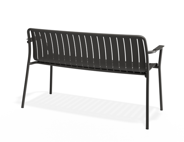 Roku Outdoor Garden Bench — detail