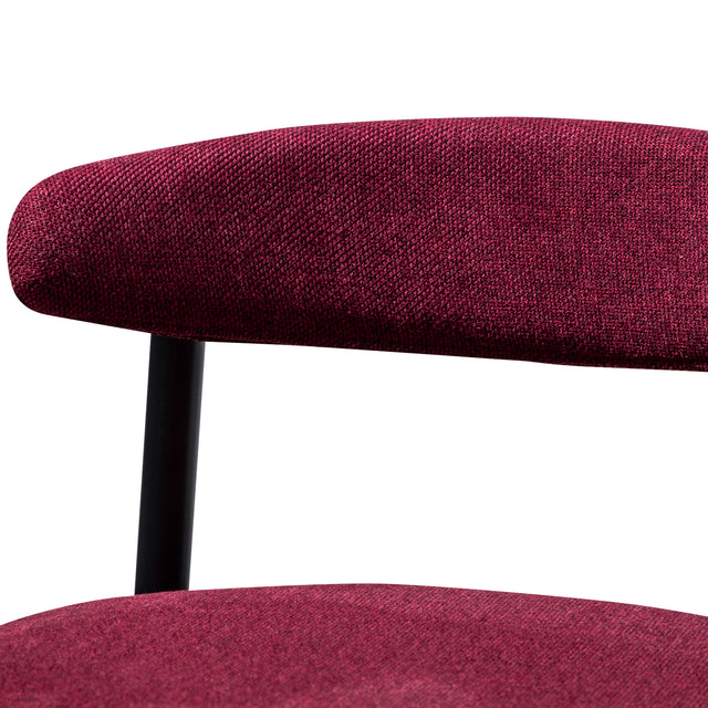 Burgundy Kitchen Stool