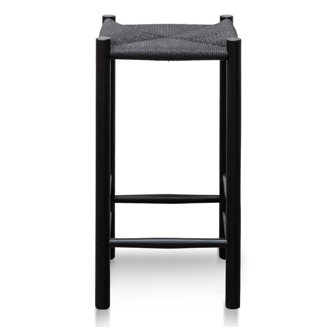 Woven Oak Counter Stool