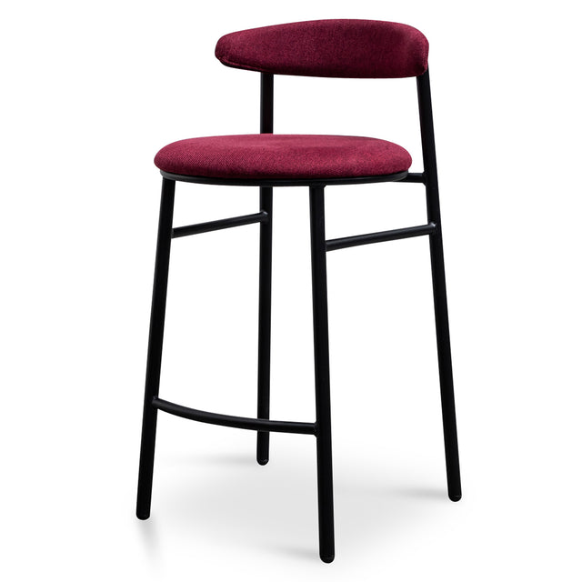 Burgundy Kitchen Stool